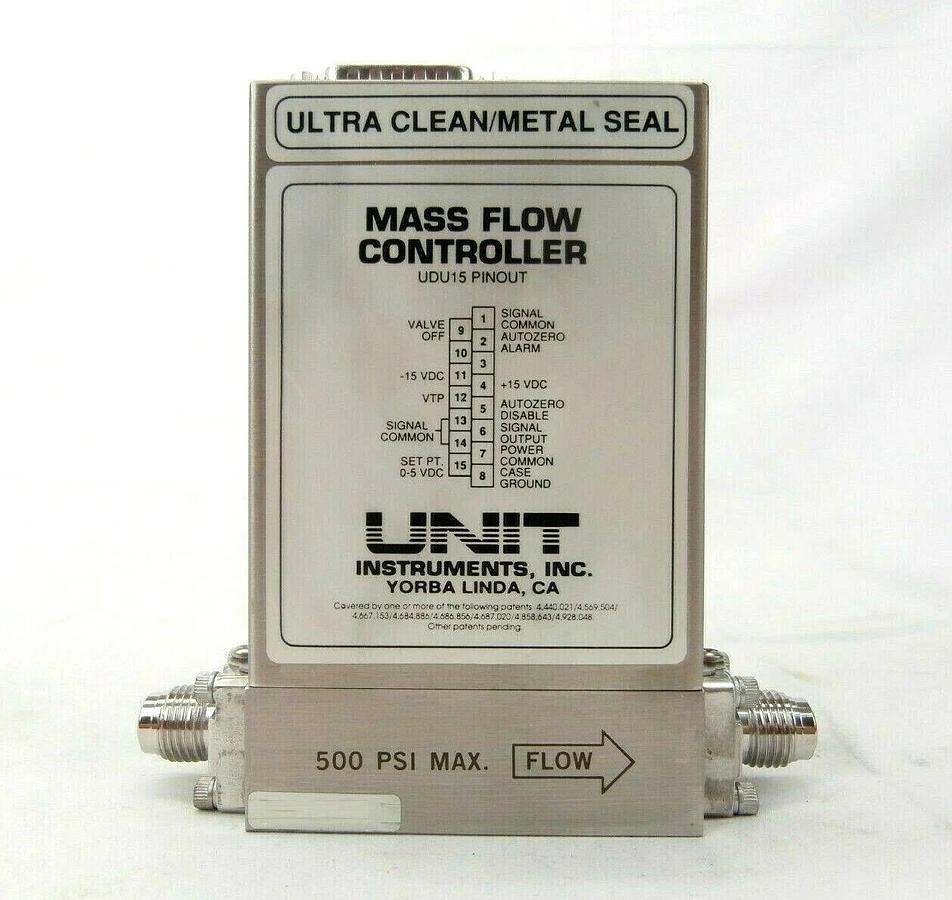 Used UNIT Instruments UFC-8160 Mass Flow Controller MFC 200 SCCM CHF3 Working Spare
