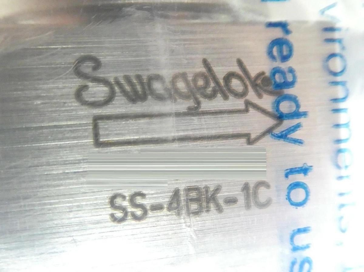 Used Swagelok SS-4BK-1C Bellows Valve AMAT Applied Materials 3870-01214 New Surplus