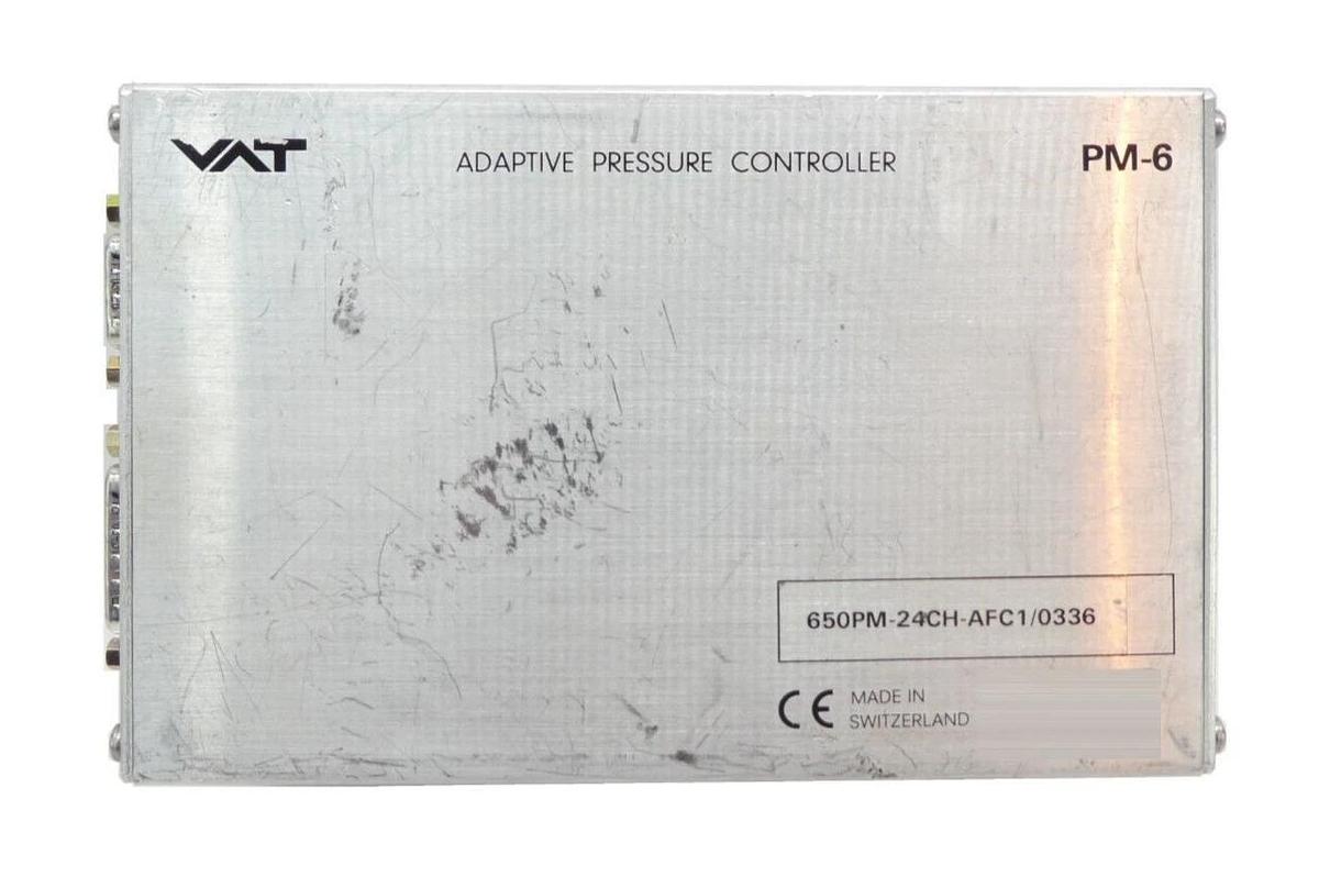 Used VAT 650PM-24CH-AFC1 Adaptive Pressure Controller PM-6 TEL 3D80-000019-14 Working