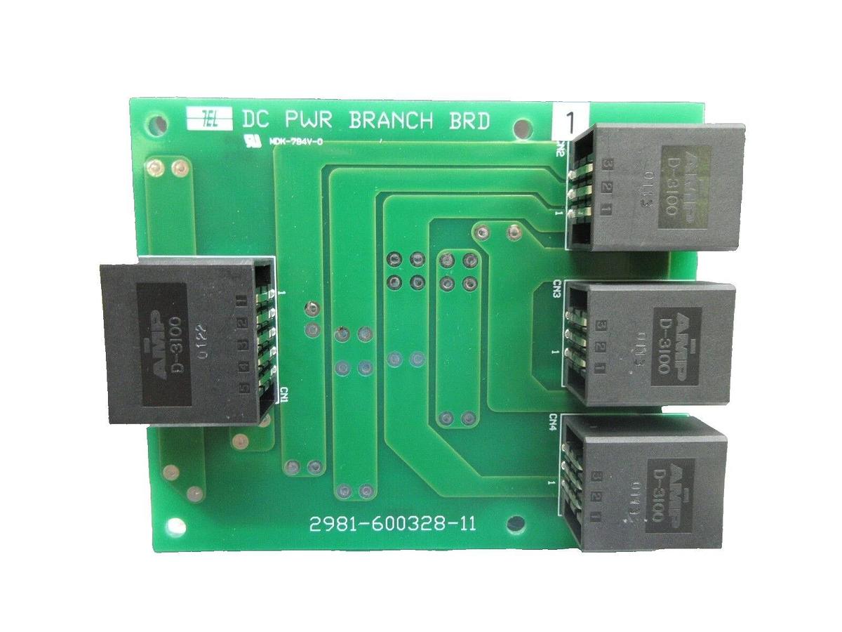 Used TEL Tokyo Electron 2981-600328-11 DC Power Branch Board PCB ACT12 Working