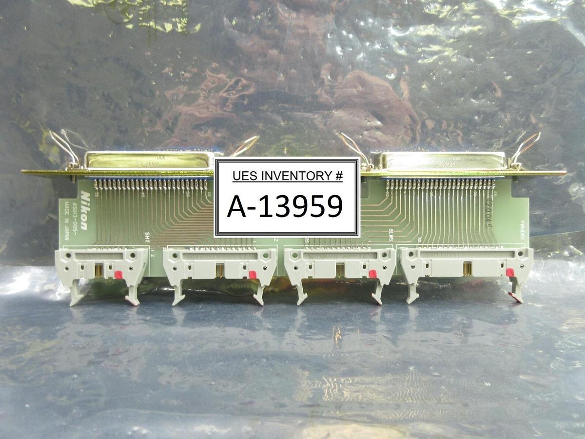 Used Nikon 4S013-005 Interface Board PCB NSR-1755G7A Step-and-Repeat G-Line Used