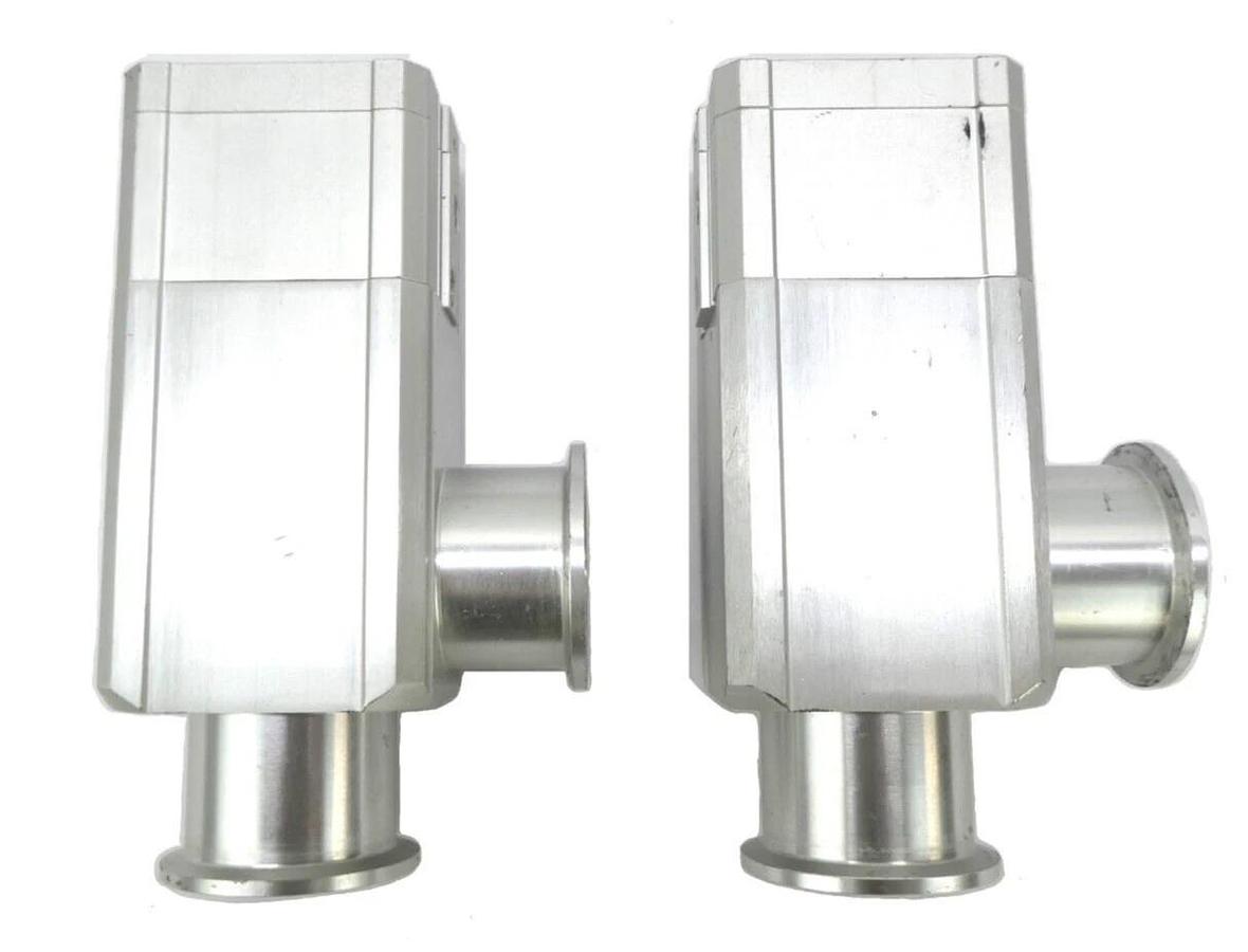 Used SMC XLD-40 Vacuum Angle Isolation Valve Reseller Lot of 2 Working Surplus