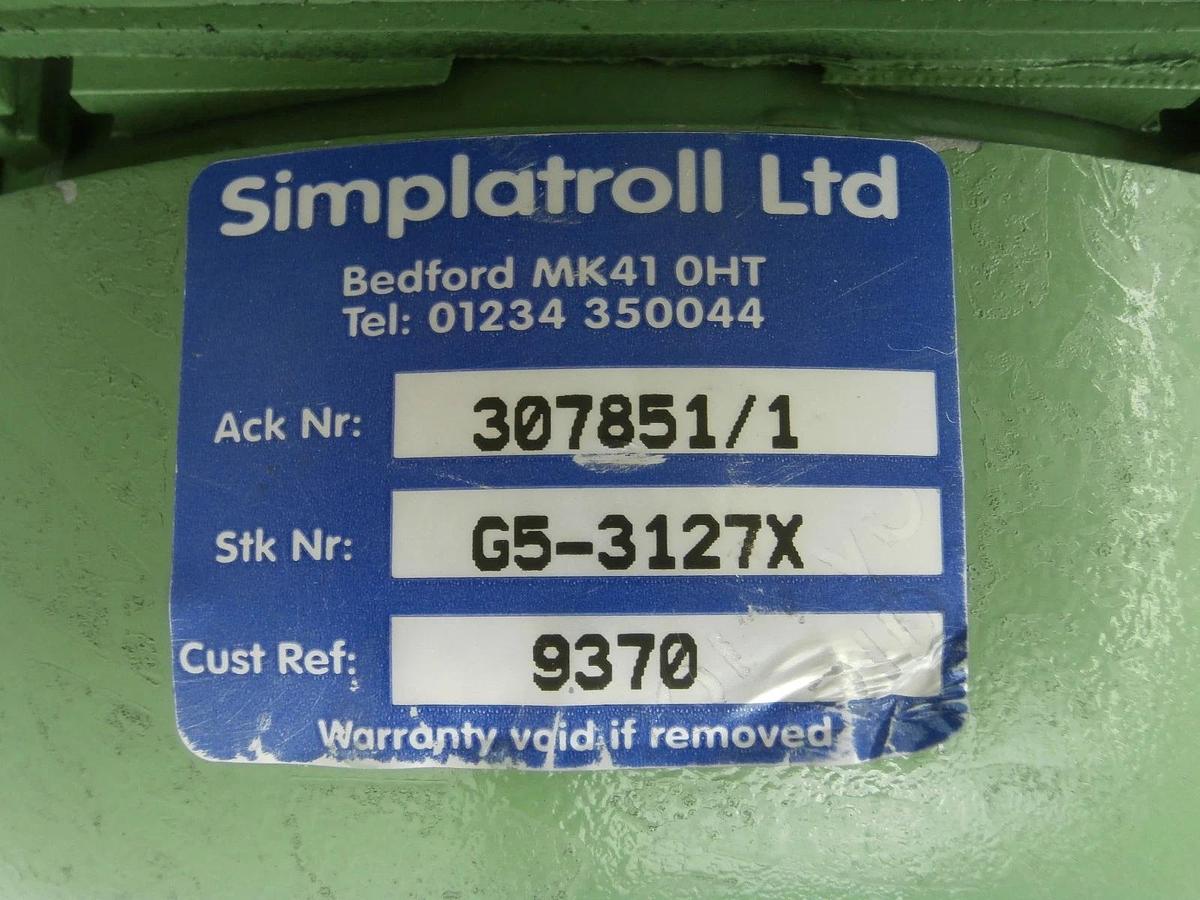 Used Lenze 0.37 28-12.622.10 1-71L/4 Motor Nordiko A03520 9550 Used Working