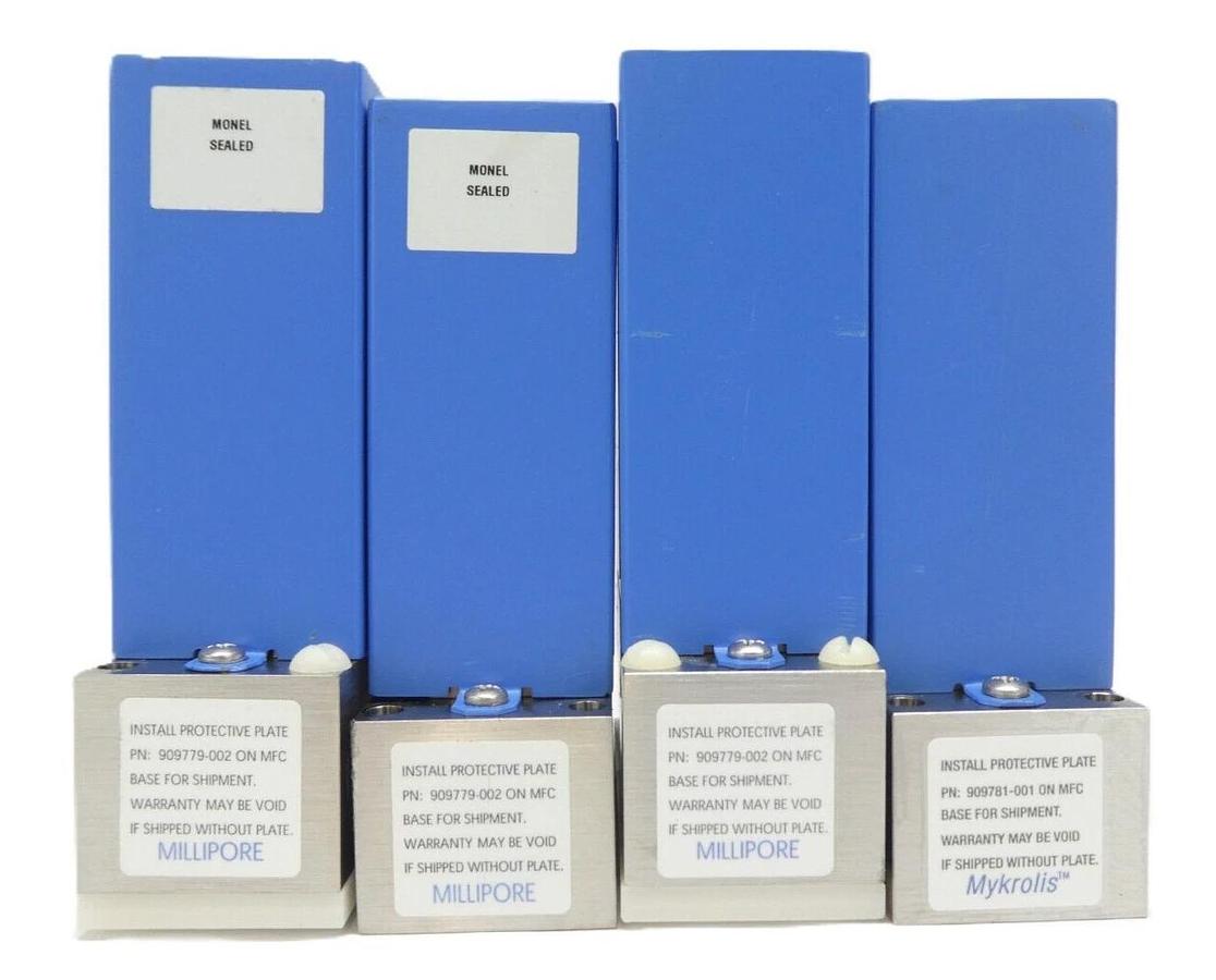Used Millipore FC-2979MEP5 Mass Flow Controller MFC 2979M Lot of 4 OEM Refurbished