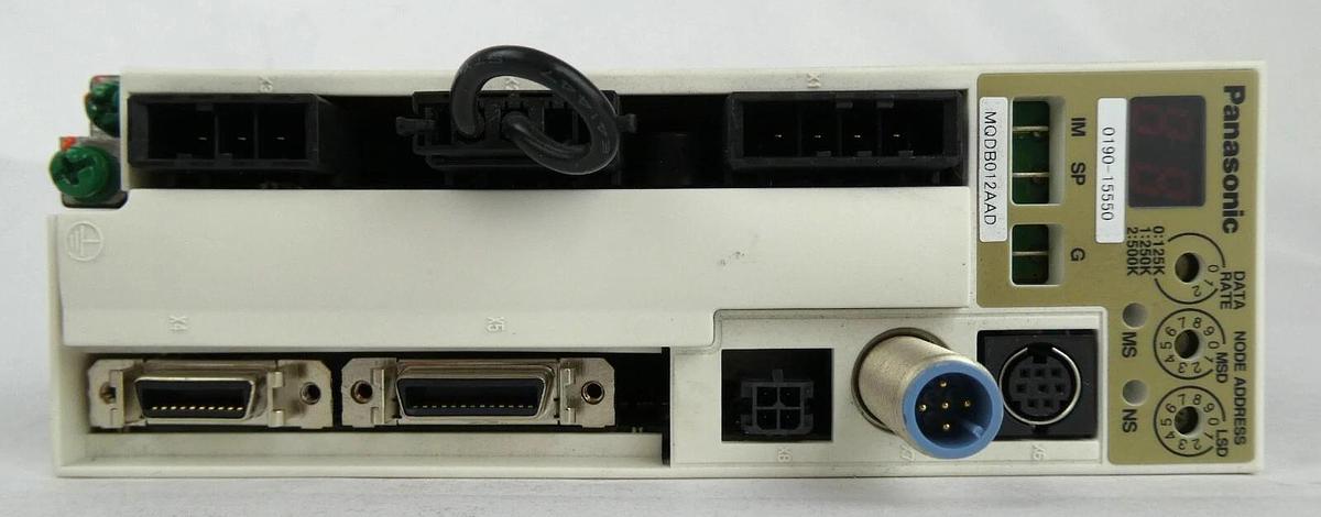 Used Panasonic MQDB012AAD AC Servo Driver AMAT 0190-15550 Lot of 3 Working Surplus