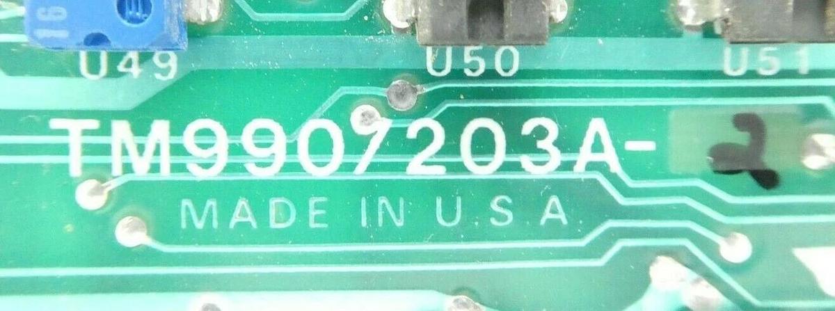 Used Texas Instruments 1600252-0005 RAM Module PCB Card TM990/203A-2 Varian F9646001
