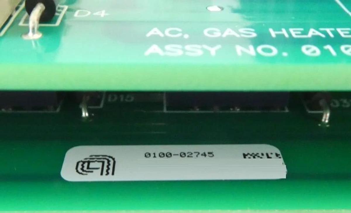 Used AMAT Applied Materials 0100-02745 Gas Heater Control PCB 0100-01911 Lot of 2