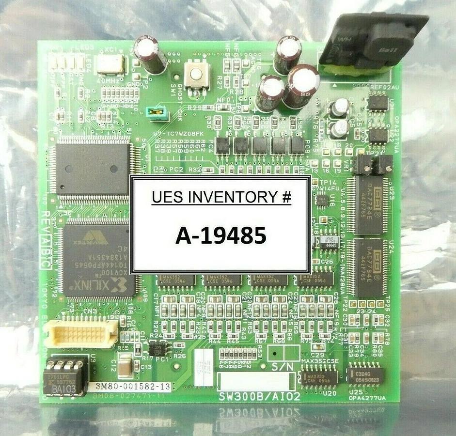 Used TEL Tokyo Electron 3M80-001582-13 Input/Output PCB SW300B/AIO2 Trias CVD Working
