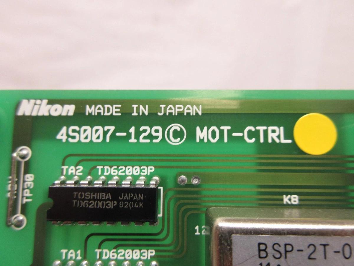 Used Nikon 4S007-129Ⓒ Control PCB Card MOT-CTRL 4S007-129C NSR System Used Working