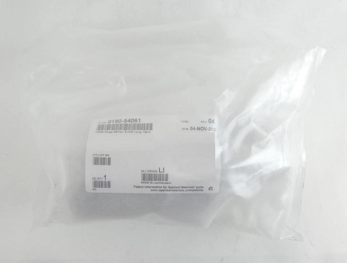 Inficon CG045 Capacitance Gauge Baratron AMAT 0190-54061 Reseller Lot of 4 New