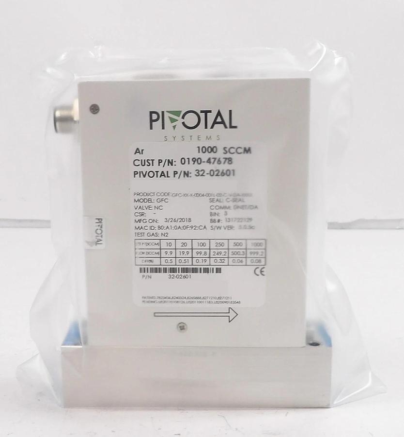 Used Pivotal Systems 32-02601 Mass Flow Controller MFC AMAT 0190-47678 Lot of 3 New