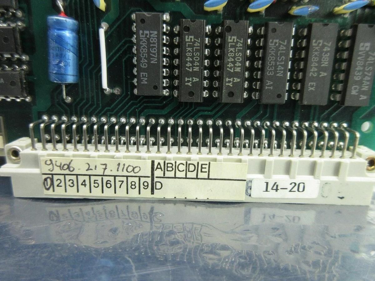 Used Philips 9406.217.1100 Processor PCB Card PC 1711/00 ASML PAS 5000/2500 Used