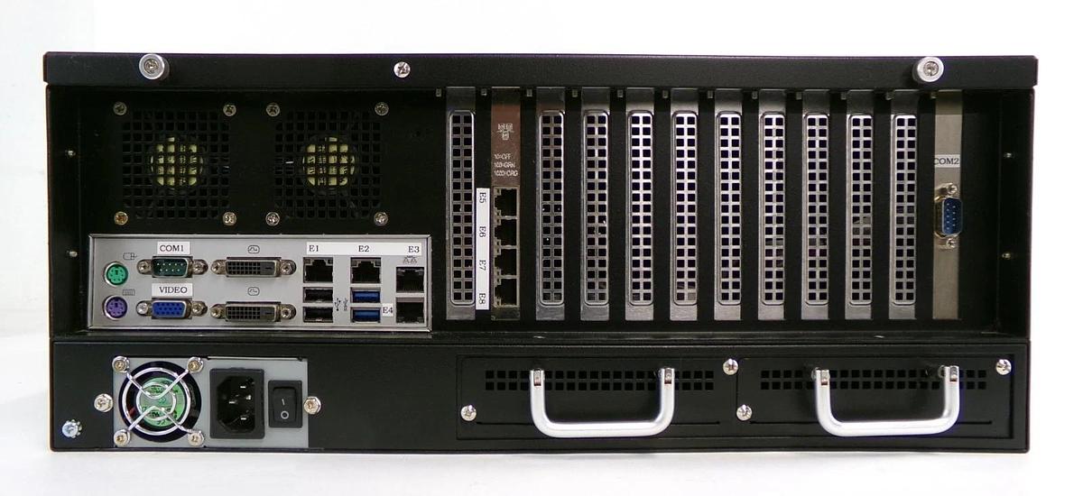 Used Advantech HPC-7400 Rack Mount Industrial PC 3.50GHz Lam 853-900986-322 Working