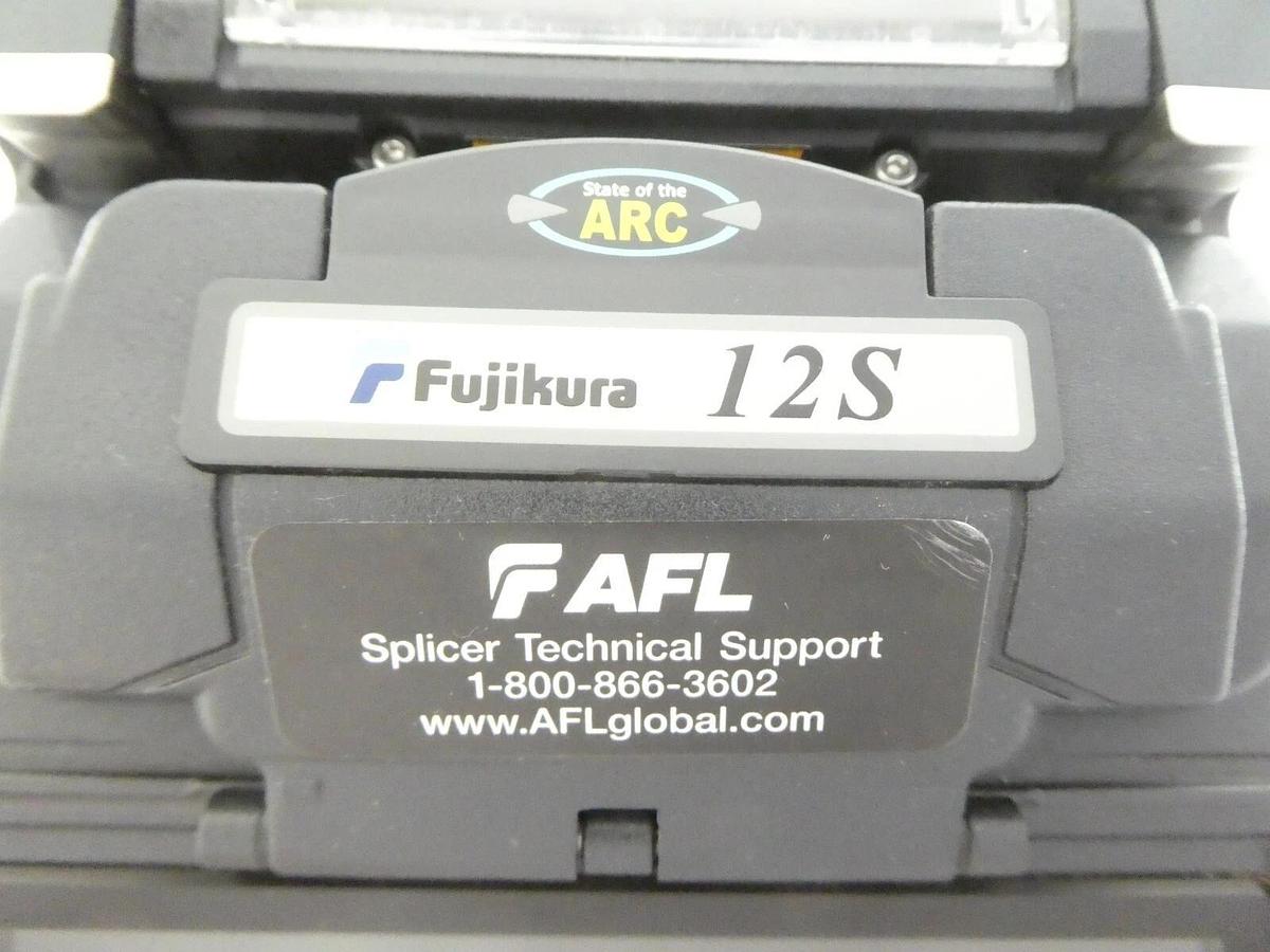 Used Fujikura 12S Fiber Optic Fusion Splicer Version 01.15 Working