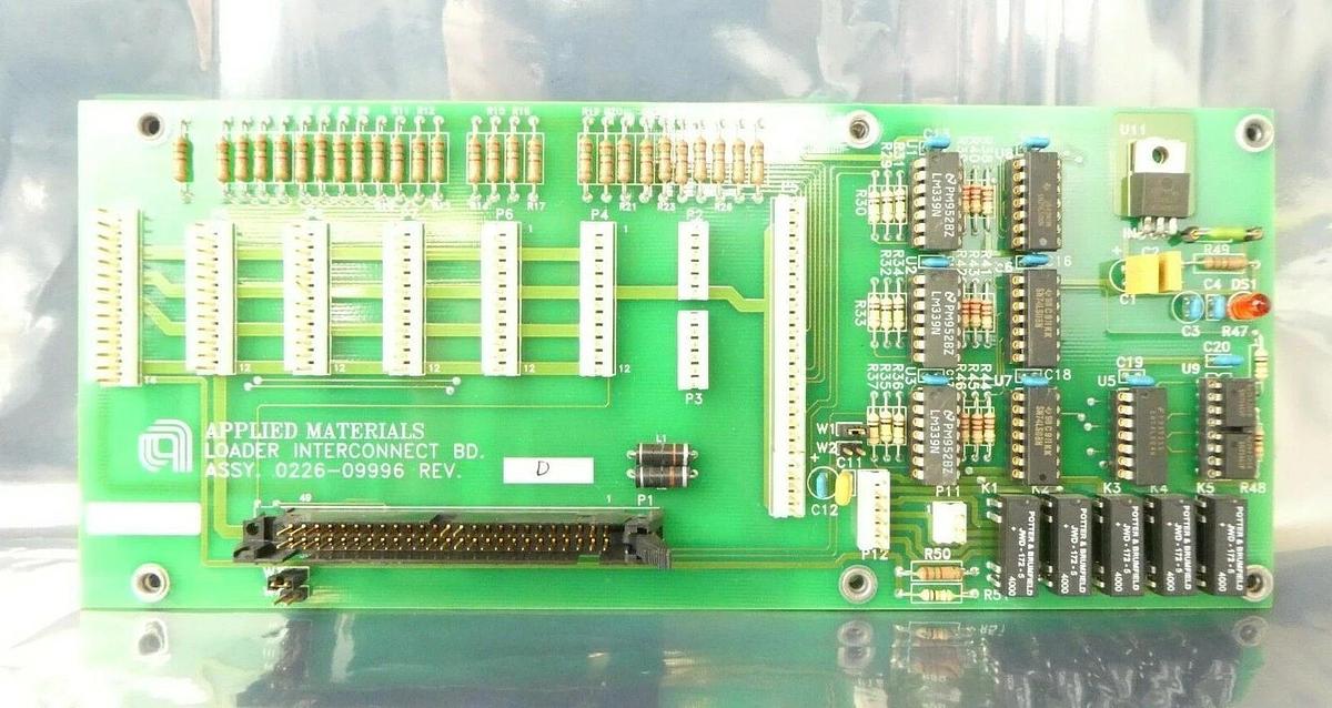 Used AMAT Applied Materials 0226-09996 Loader Interconnect Board PCB Surplus As-Is