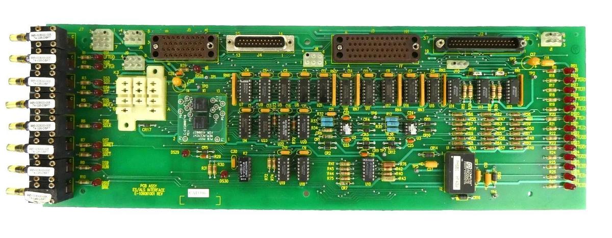 Used Varian VSEA E-109061001 ES/ALS Interface PCB Assembly Working Surplus