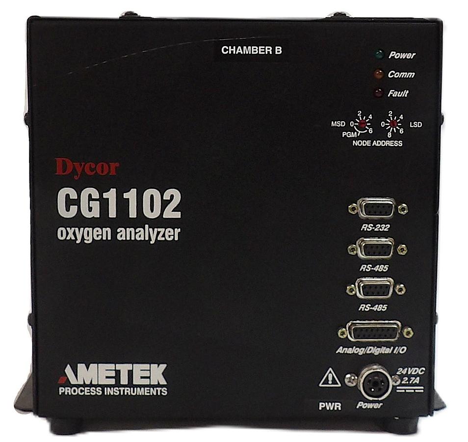 Refurbished AMETEK Process Instruments Dycor CG1102 O2 Oxygen Analyzer Refurbished Surplus