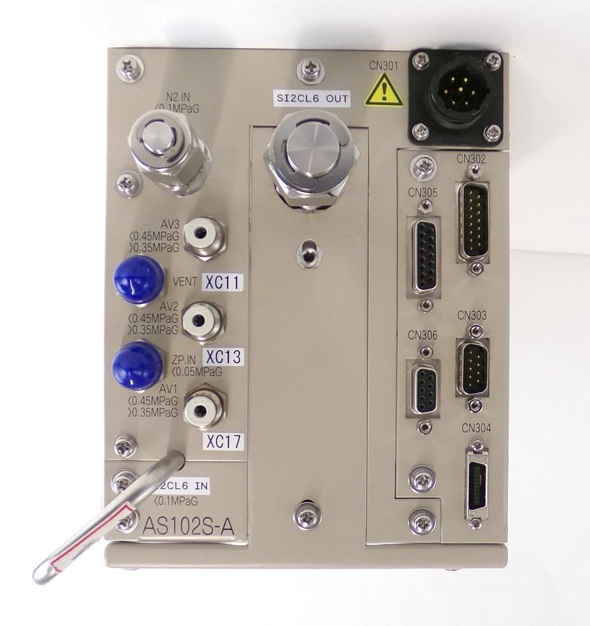 Used Hitachi AS102S-A Mass Flow Controller 100 SCCM SI2CL6 Untested Surplus