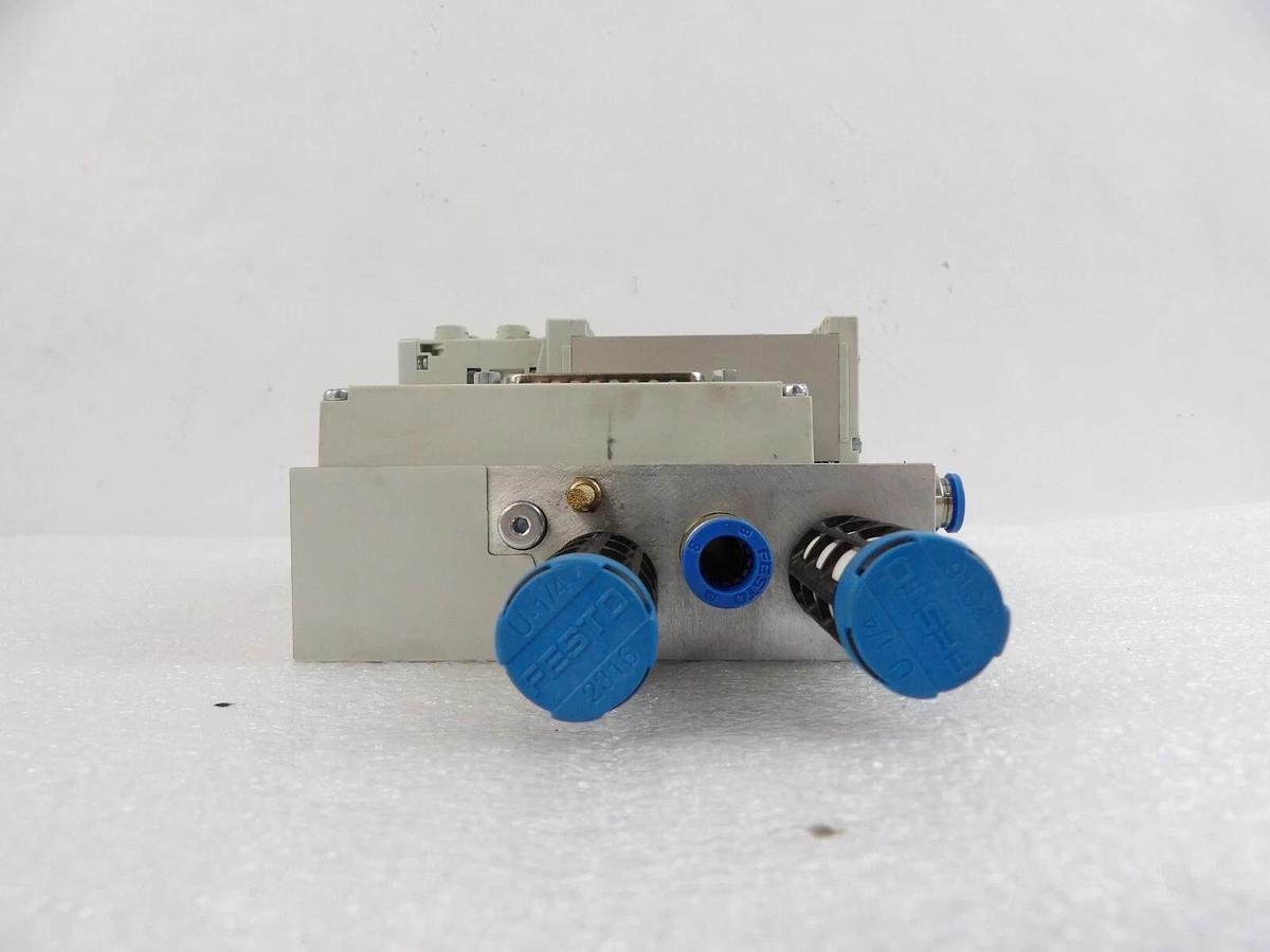 Used Festo VTUG-14-MSDR-B1T-25V20-Q8-U-Q8S-4J+TV Valve Terminal Working Surplus
