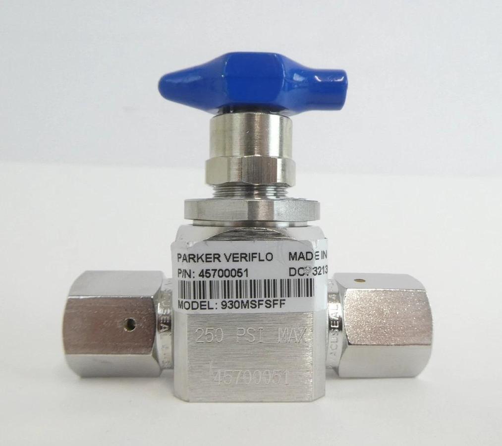 Used Parker Veriflo 930MSFSFF Diaphragm Valve Lot of 5 Working