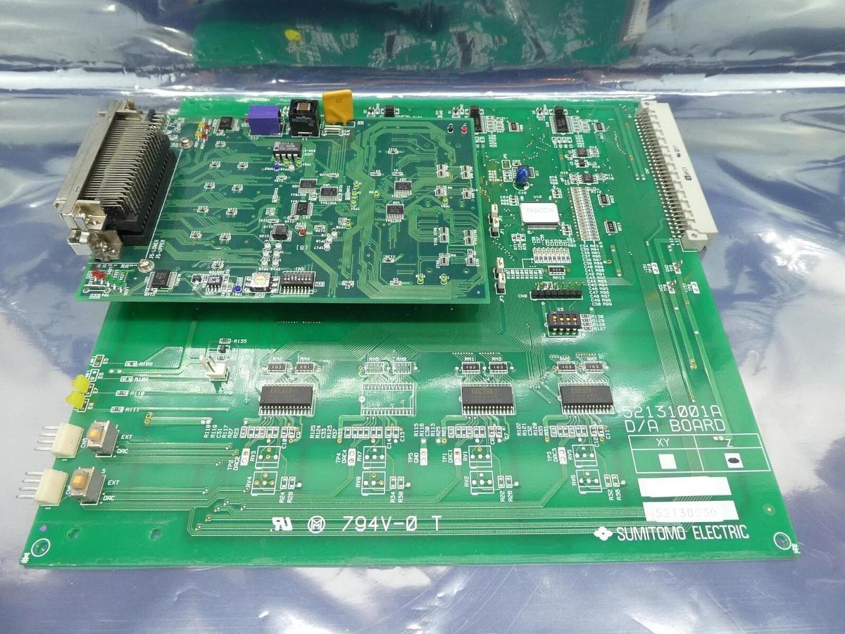 Used Sumitomo Electric 52131001A D/A Board PCB 52130030 Nikon NSR No Faceplate As-Is