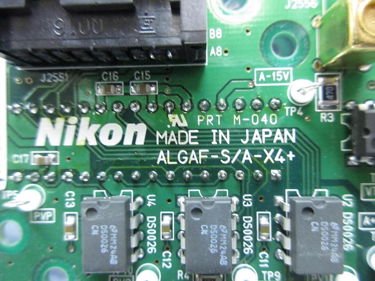 Used Nikon 4S008-117-A Sensor Interface Board PCB ALGAF-S/A-X4+ NSR System Used