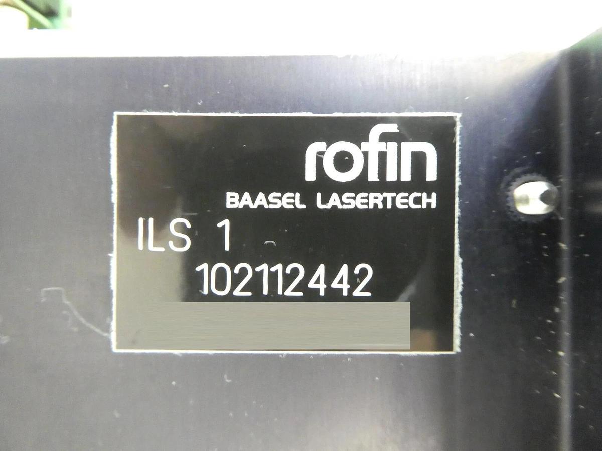 Used Rofin Baasel Lasertech 102112442 Laser PCB Assembly ILS 1 Working Surplus