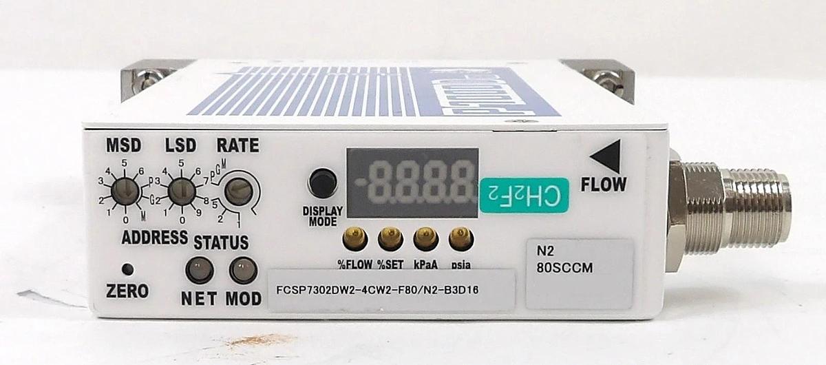 Used Fujikin FCSP7302DW2-4CW2-F80/N2-B3D16 Mass Flow Controller MFC Lot of 4 Surplus