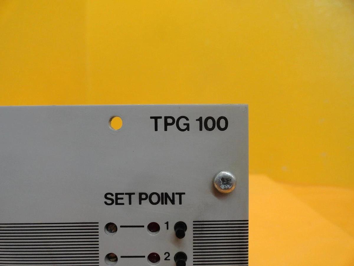 Used Balzers BG D16 015 Multi Pirani Meter Module TPG 100 M4 TPG100 Used Working