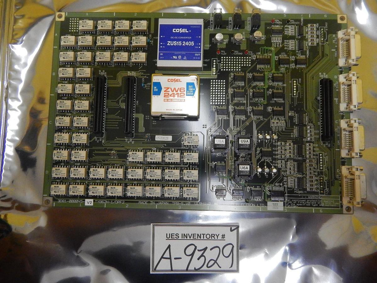 Used TEL Tokyo Electron 3D81-000045-V2 Processor PCB TYB62H-1/OPF2 T-3044SS Used