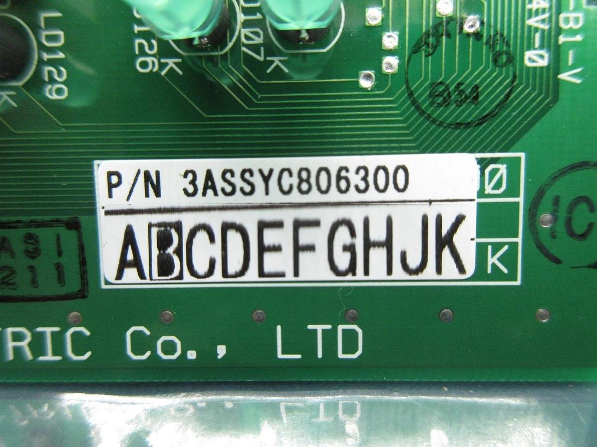 Used Shinko Electric 3ASSYC806300 OHT-Panel PCB OHT-PANEL 1/2 Asyst VHT5-1-1 Used