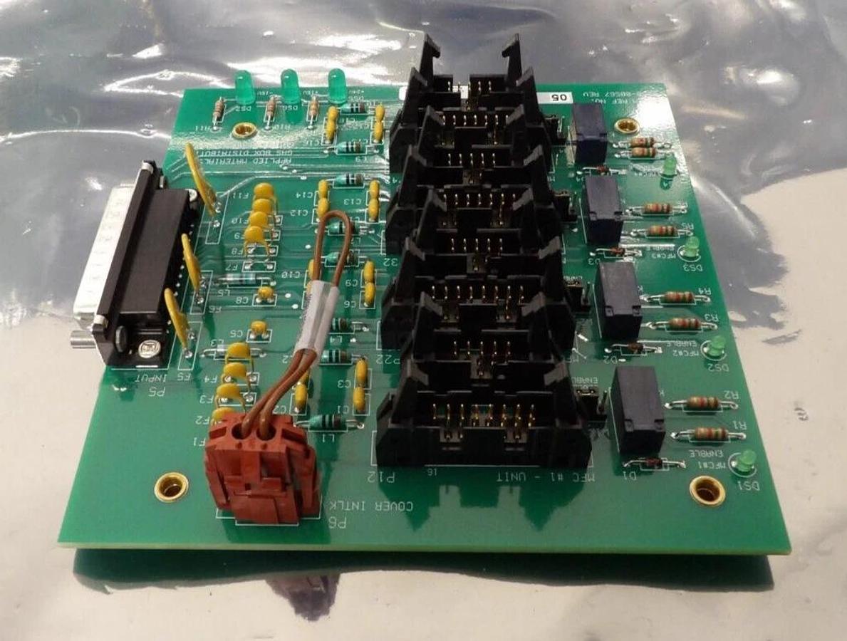 Used AMAT Applied Materials 0100-00567 Gas Box Distribution PCB Lot of 2 Working