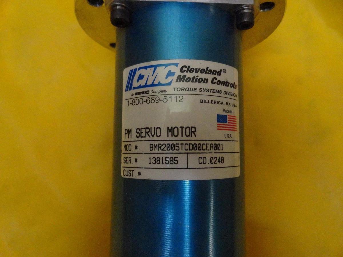 Used Cleveland Motion Controls BMR2005TCD00CEA001 PM Servo Motor RHS-20-50-CC-SP Used
