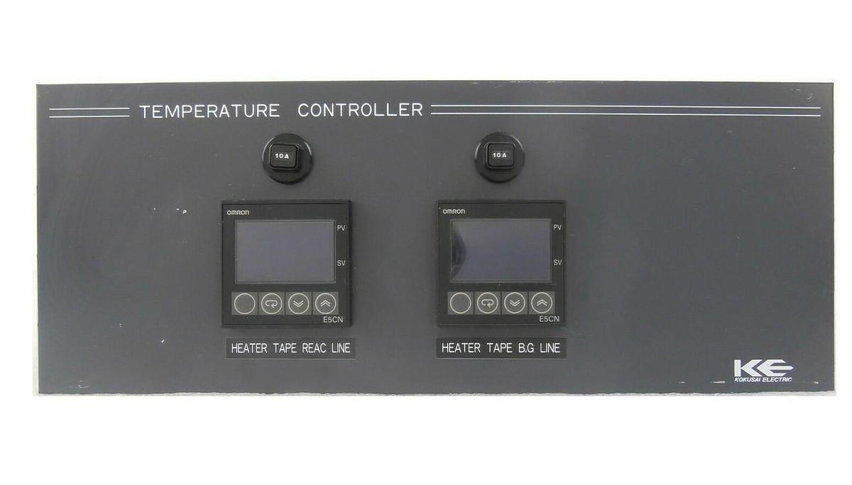 Used Kokusai Electric Temperature Controller Heater Tape REAC & B.G. Line Working