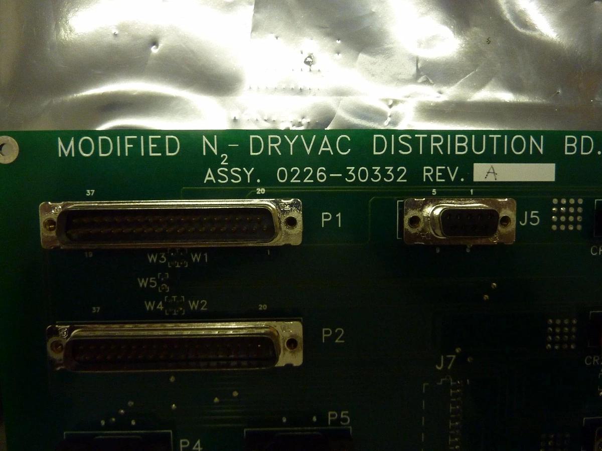 Used AMAT Applied Materials 0226-30332 Modified N2-DRYVAC Distribution Board PCB Used