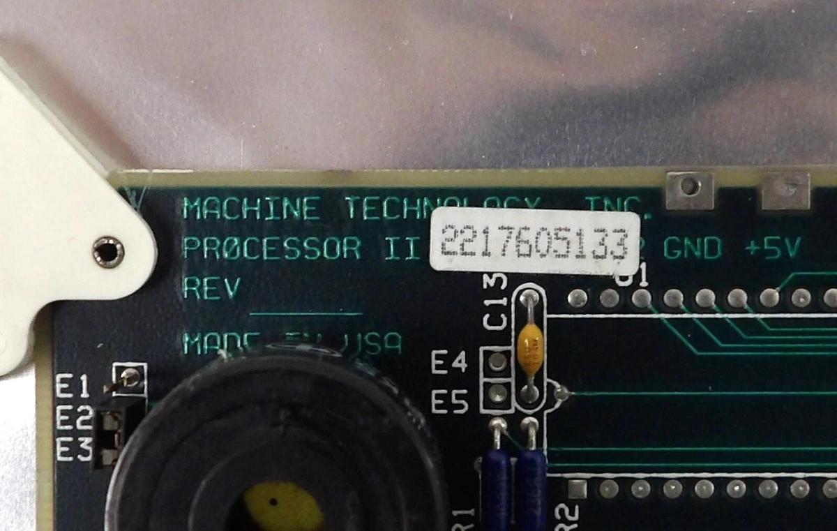 Used Machine Technology 2217605133 Processor II PCB Card Working Surplus