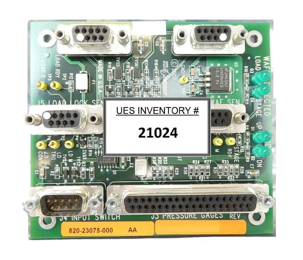 Used KLA-Tencor 820-23075-000 Interface Connector Board PCB eS31 Working Surplus