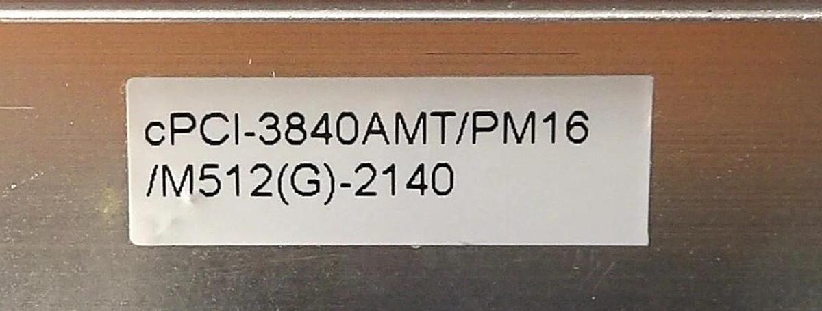 Used AMAT Applied Materials cPCI-3840AMT/PM16 SBC PCB 0190-40839 Working Surplus