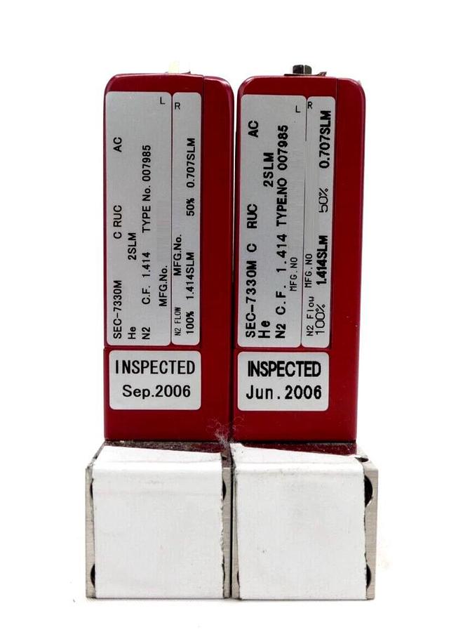 Used Horiba STEC SEC-7300 Mass Flow Controller MFC SEC-7340 SEC-7330 Lot of 5 Working