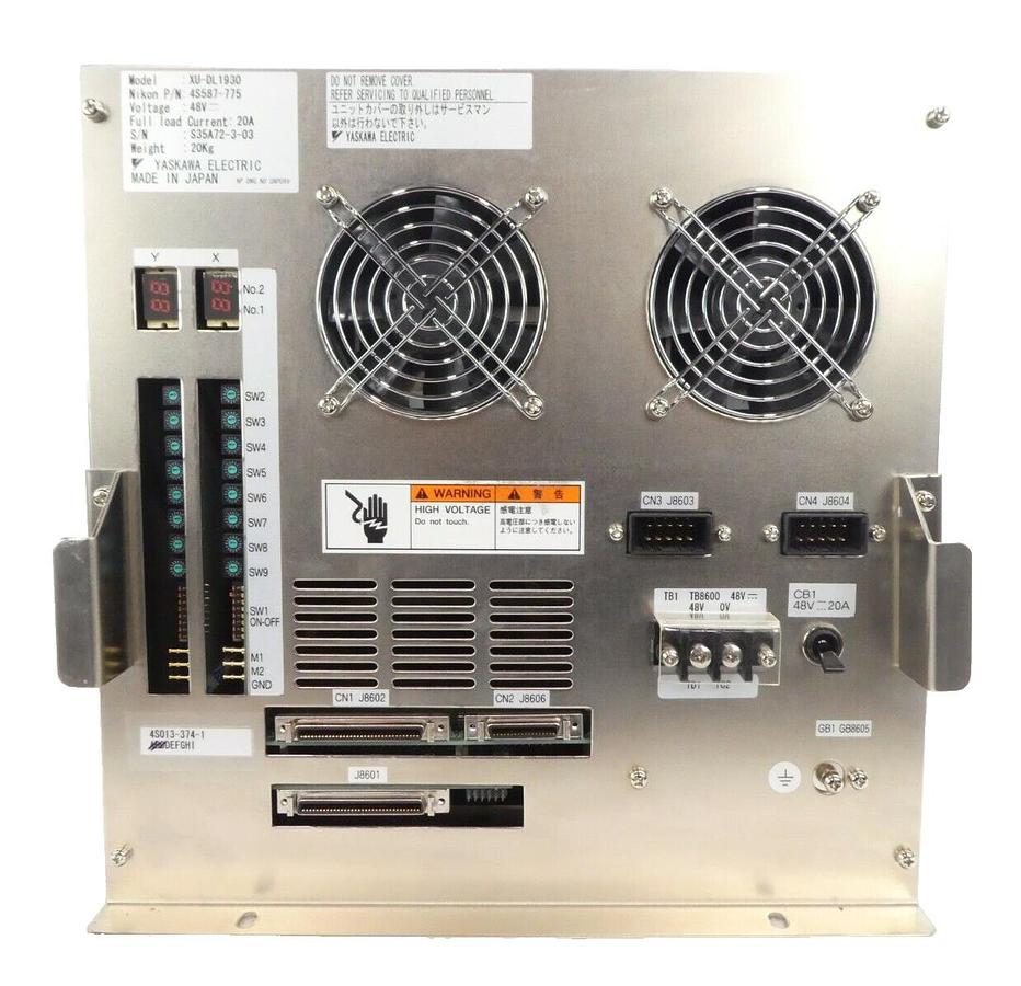 Used Yaskawa XU-DL1930 Linear Motor Controller Nikon 4S587-775 NSR-S307E Working