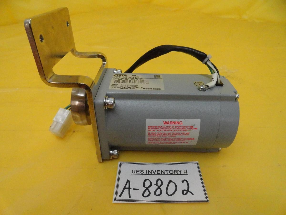 Used Nissei Corp UGFM-12-5-T25 GTR 3-Phase Induction Motor Used Working