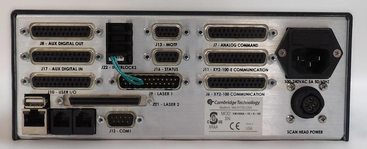 Used Cambridge SM1000A-15-0-SD Laser Scan Control Module ScanMaster 1000 Surplus