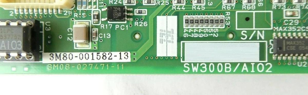 Used TEL Tokyo Electron 3M80-001641-11 Gas PCB SW300B AIO2 FCS GIL22 Trias Working