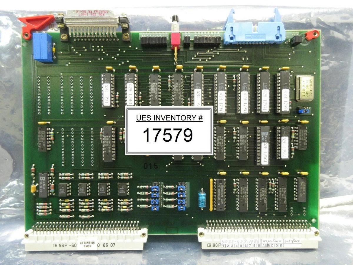 Used ASML 4022.423.1786 Processor PCB Card PAS 5000/2500 Wafer Stepper System Used