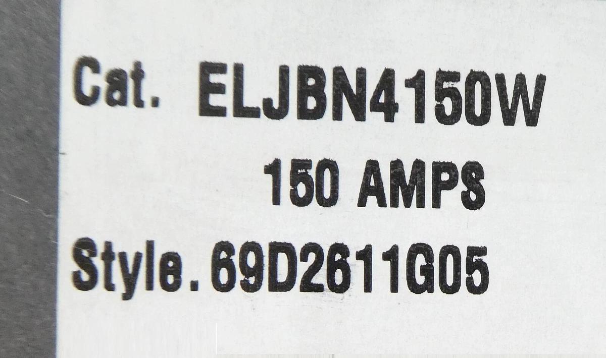 Used Eaton JGE410033G Circuit Breaker L250E Ground Fault ELJBN4150W AMAT Working
