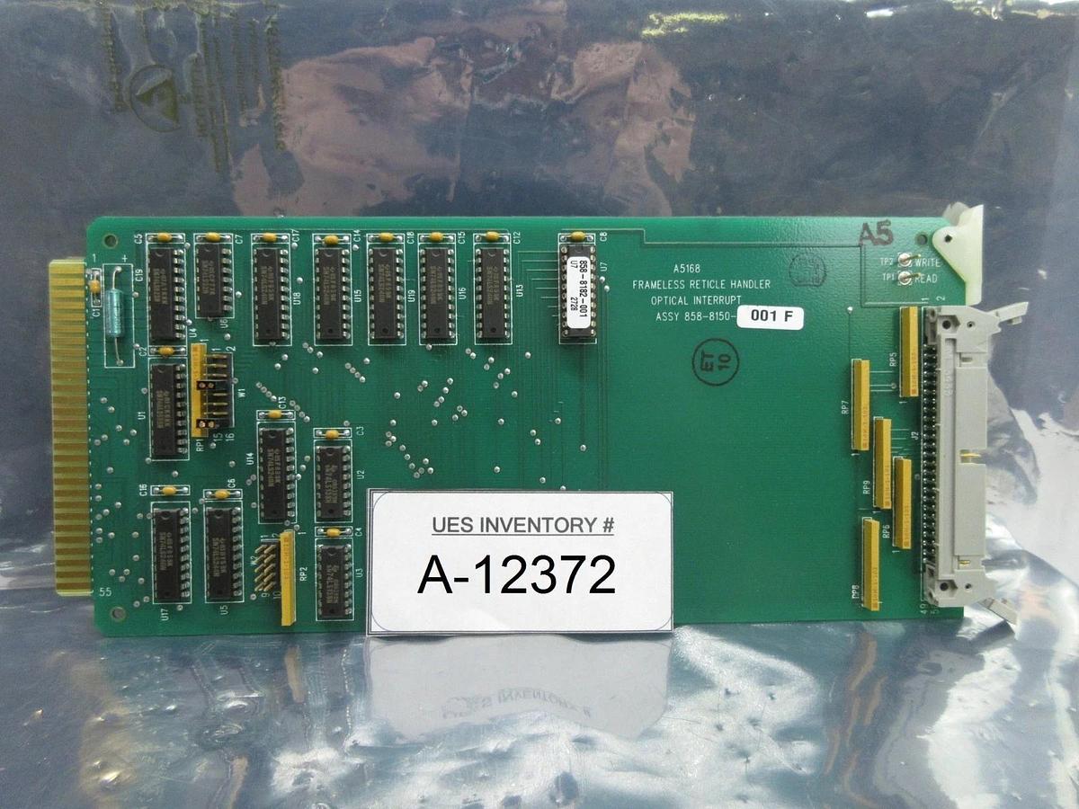 Used SVG Silicon Valley Group 858-8150-001 Interface PCB Card Rev. F 90S Used Working