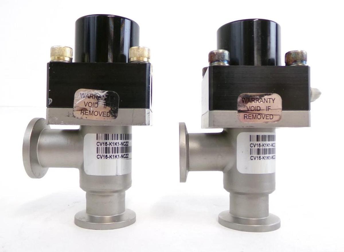 Used MKS Instruments CV Compact Valve CV-34232 CV25-K2K2 CV16-K1K1 Reseller Lot of 6