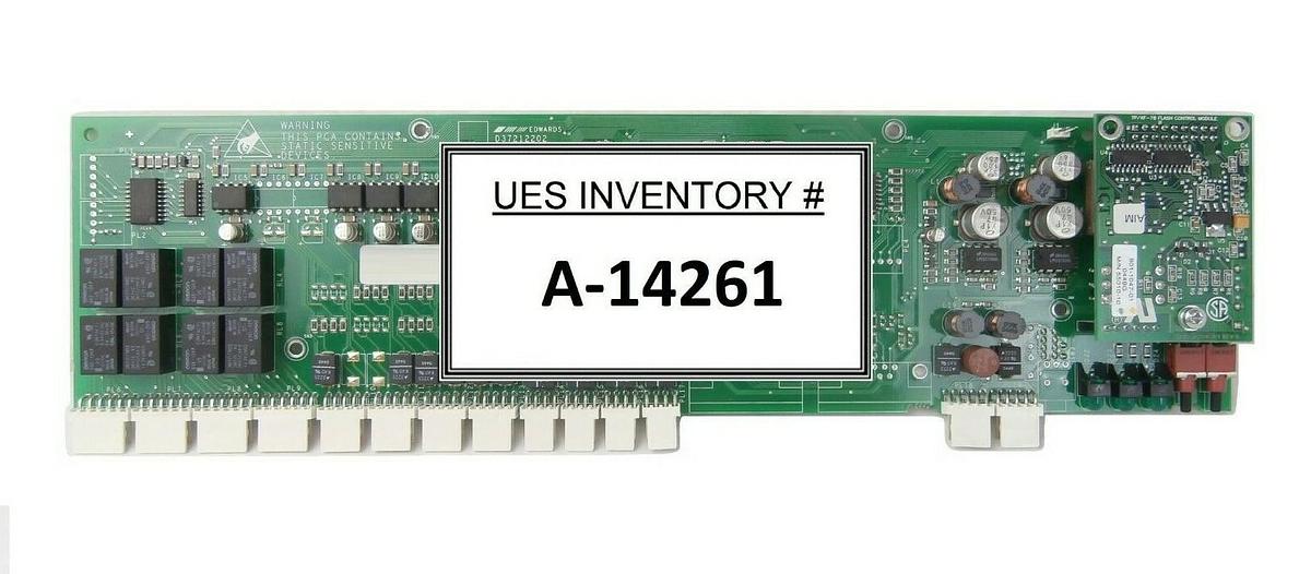 Used Edwards D37212202 Flash Control Module PCB im Interface 801-1047-01 Working