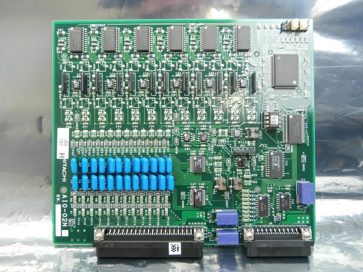 Used Hitachi AIO-02N Analog I/O PCB Card M-712E Shallow Trench Etcher Working Spare