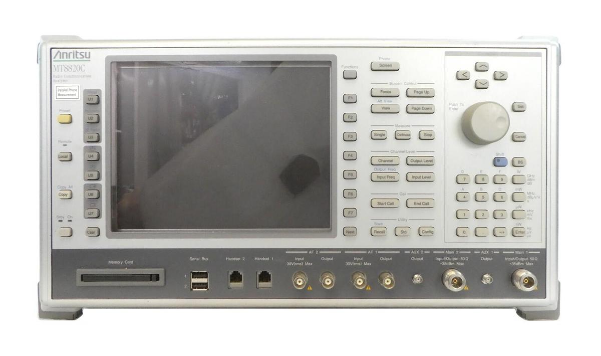 Used Anritsu MT8820C Radio Communication Analyzer GSM W-CDMA CDMA2000 LTE 23.32S